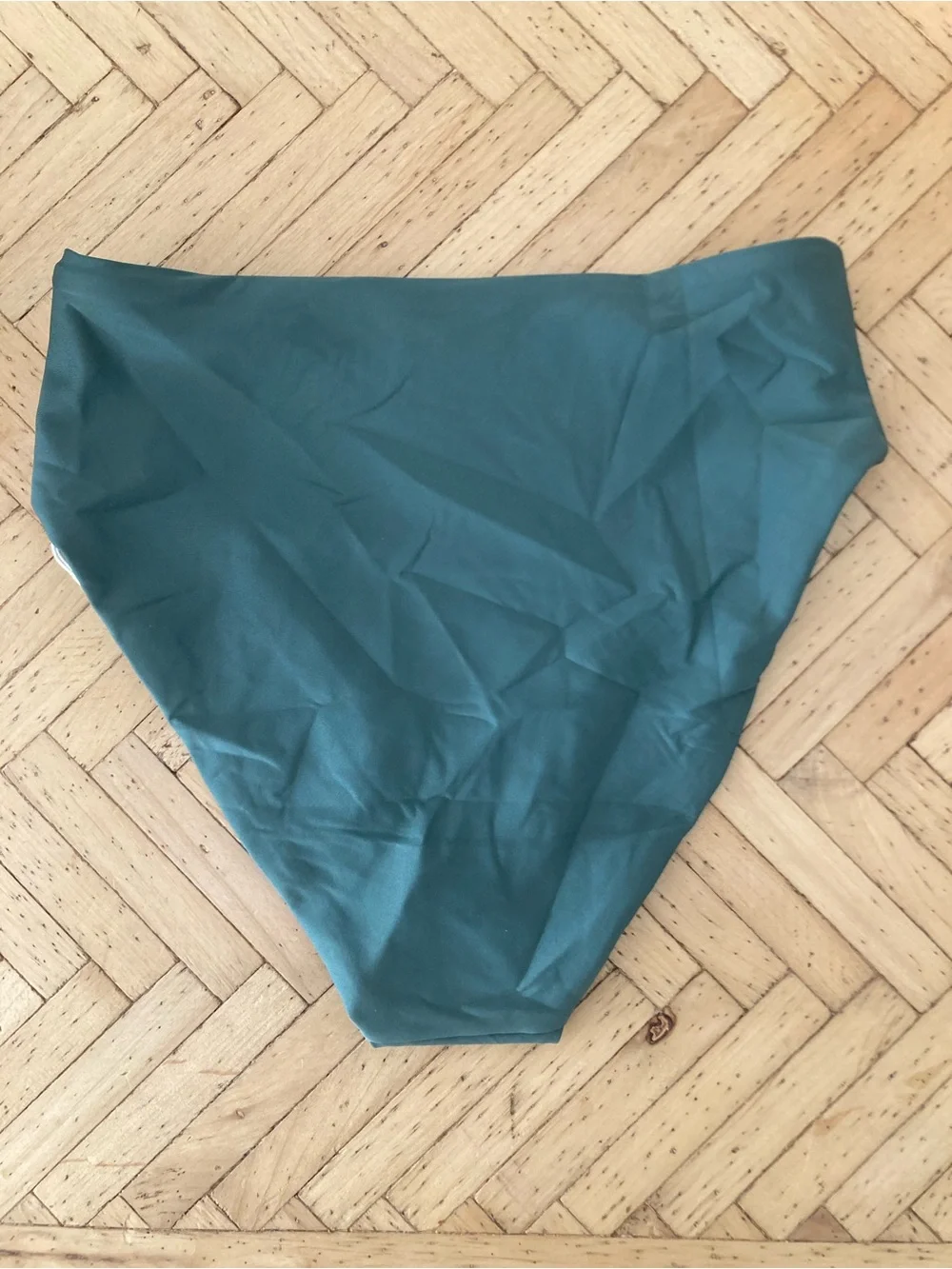 J Crew Hallie high-waisted bikini bottom- small- Simply Sage